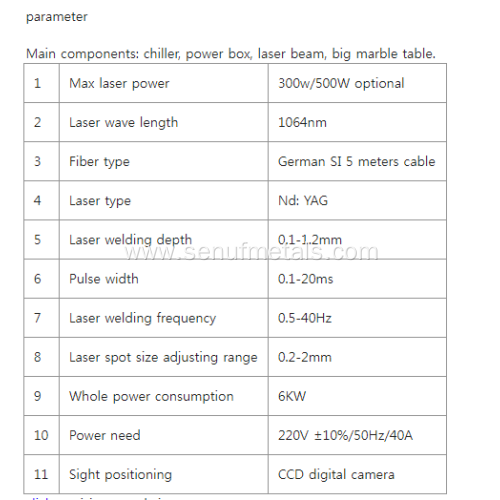 CSHG300 300w Multifunctional Laser Welding Machine